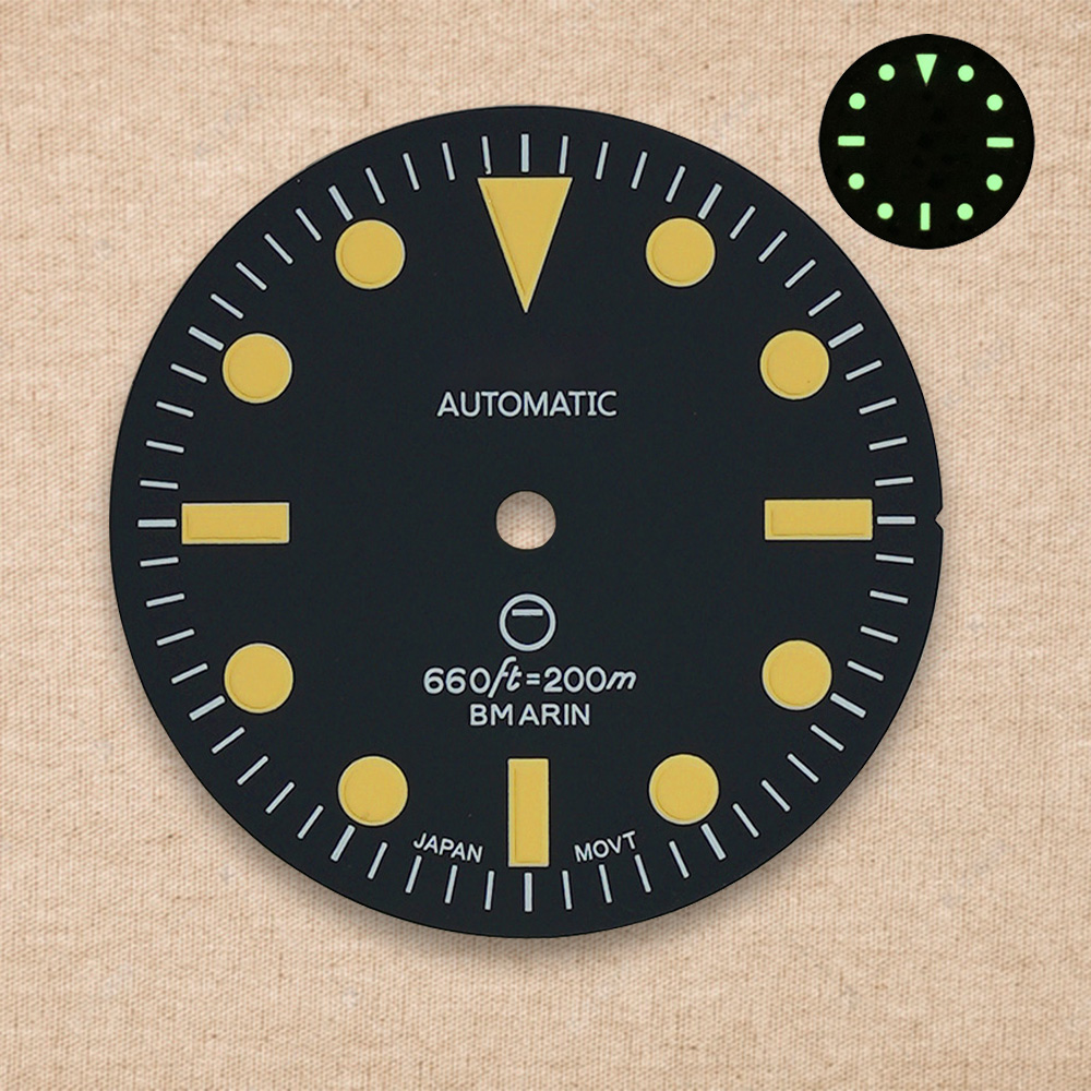 28.5mm S Logo Retro dial Green - Reel Case 评论和价格