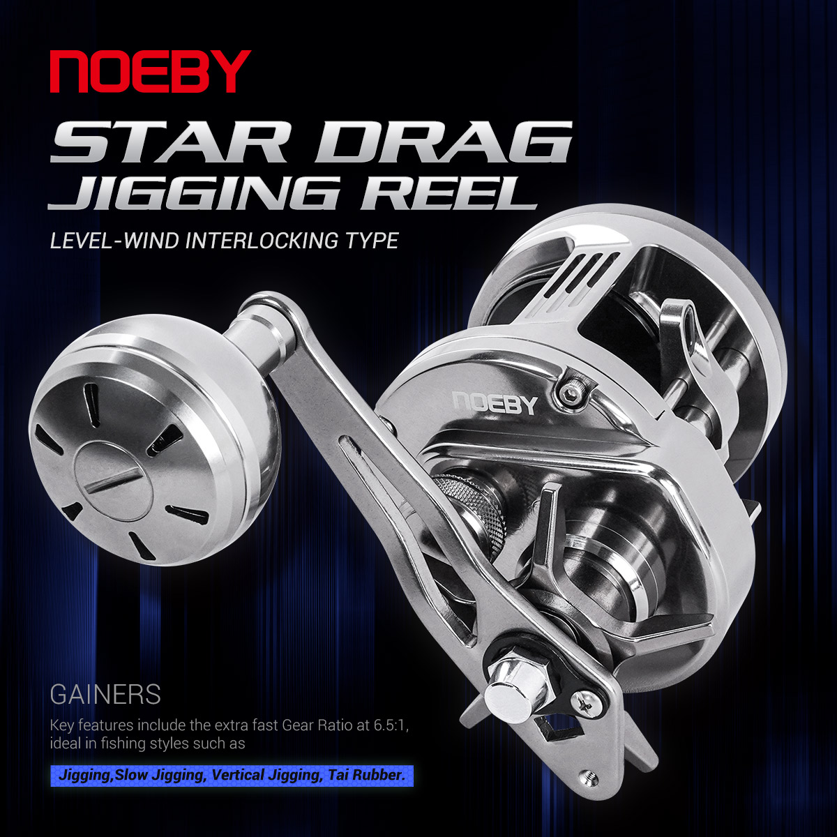 Noeby-Light Metal Jigging Reel - Surf Reel 评论和价格