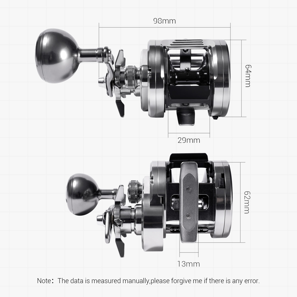 Noeby-Light Metal Jigging Reel - Surf Reel 评论和价格