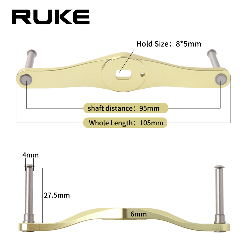 RUKE 1pc Fishing Reel Handle A - Spincast Reel 评论和价格