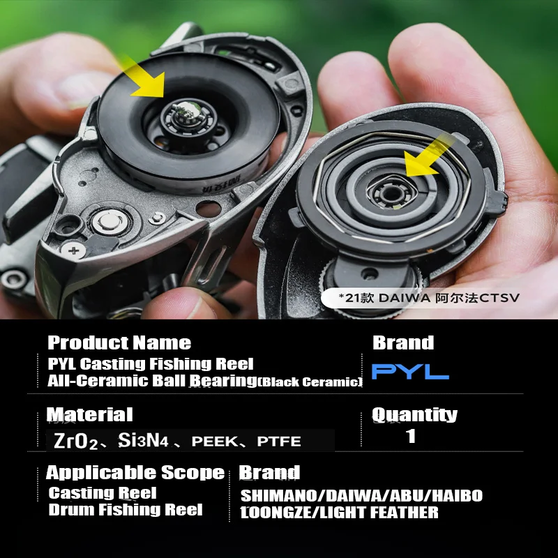 PYL Cast Fishing Reel, all-cer - Spinning Reel 评论和价格