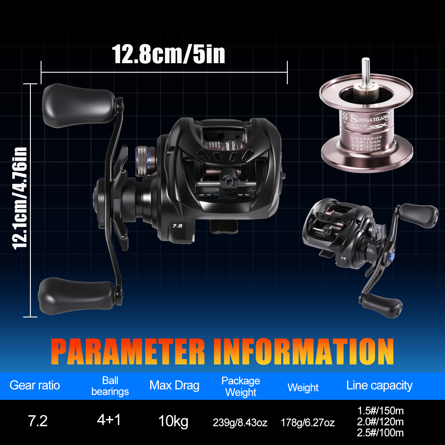 SOUGAYILANG SSX DC Baitcasting - Spincast Reel 评论和价格